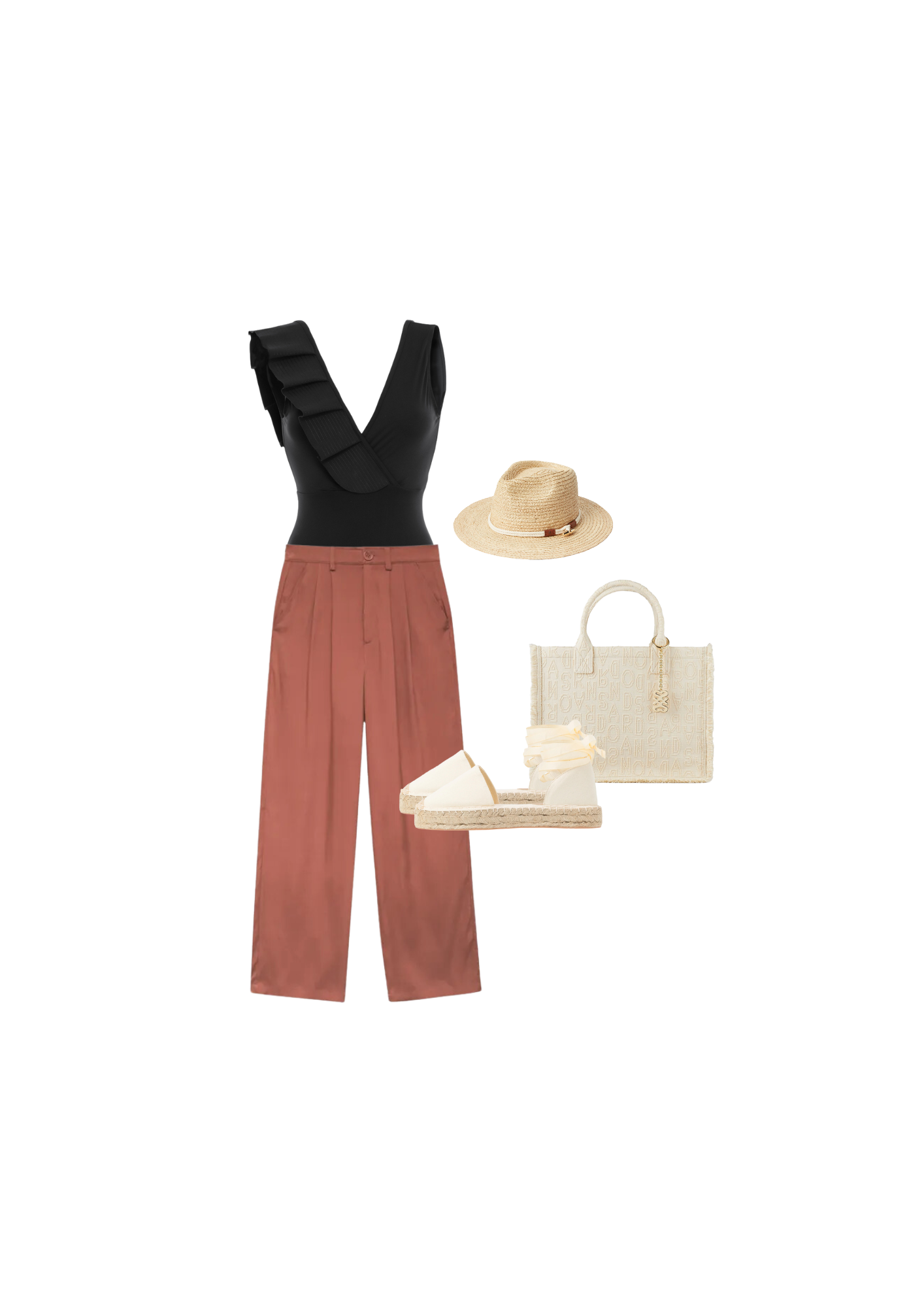 maillot de bain une pièce à volants chic