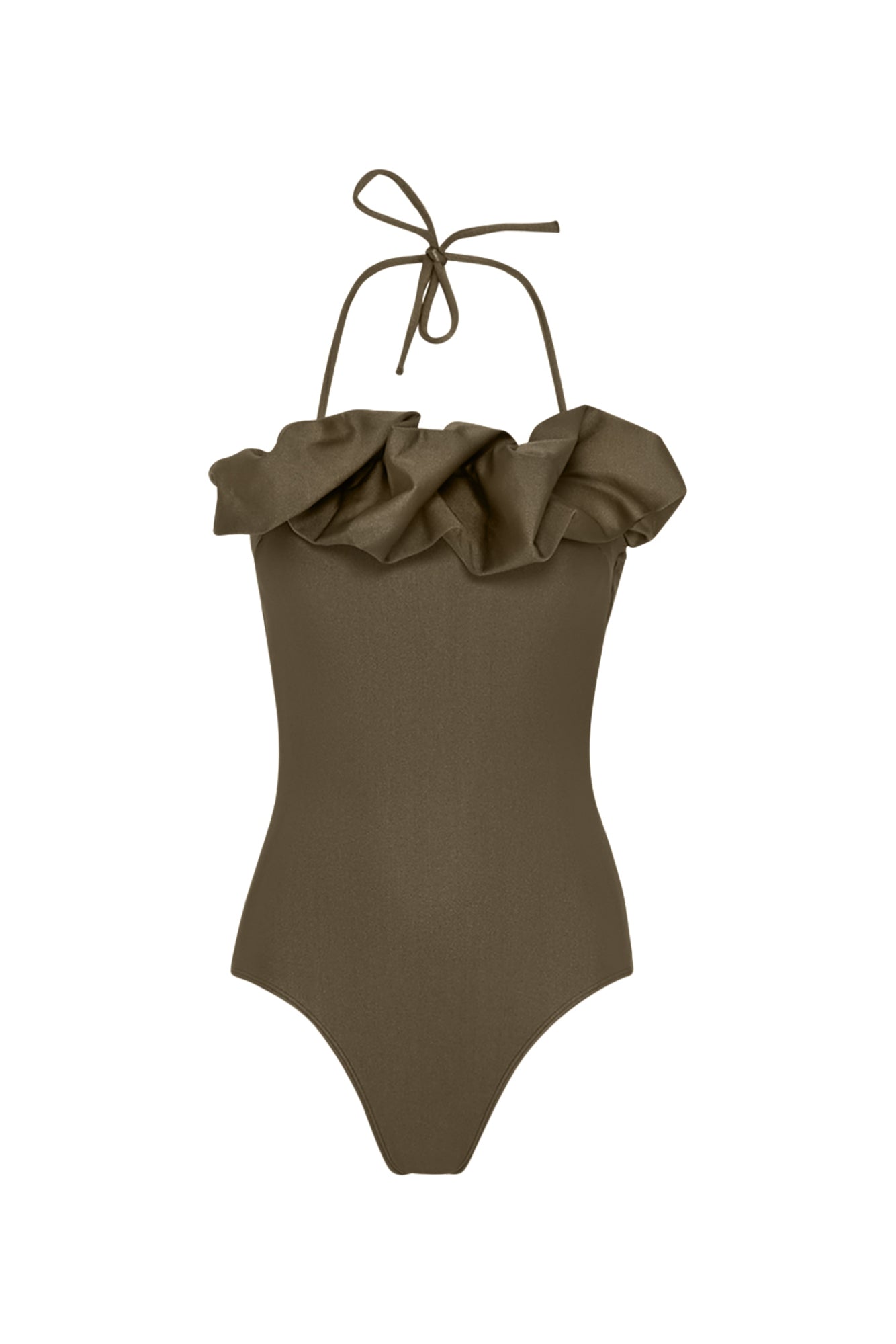 Maillot 1 pièce Taupe Pailleté AURORA