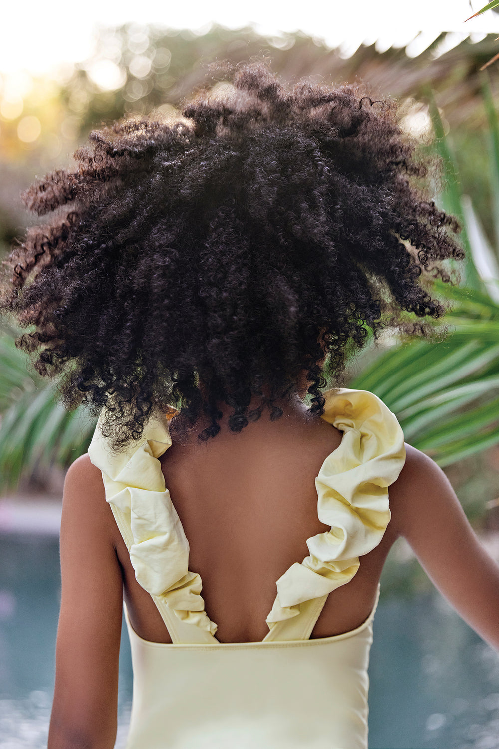 Maillot de bain 1 pièce Enfant Jaune Pastel Palazzo - Edition exclusive Tartine & Chocolat x MAIÔ Paris