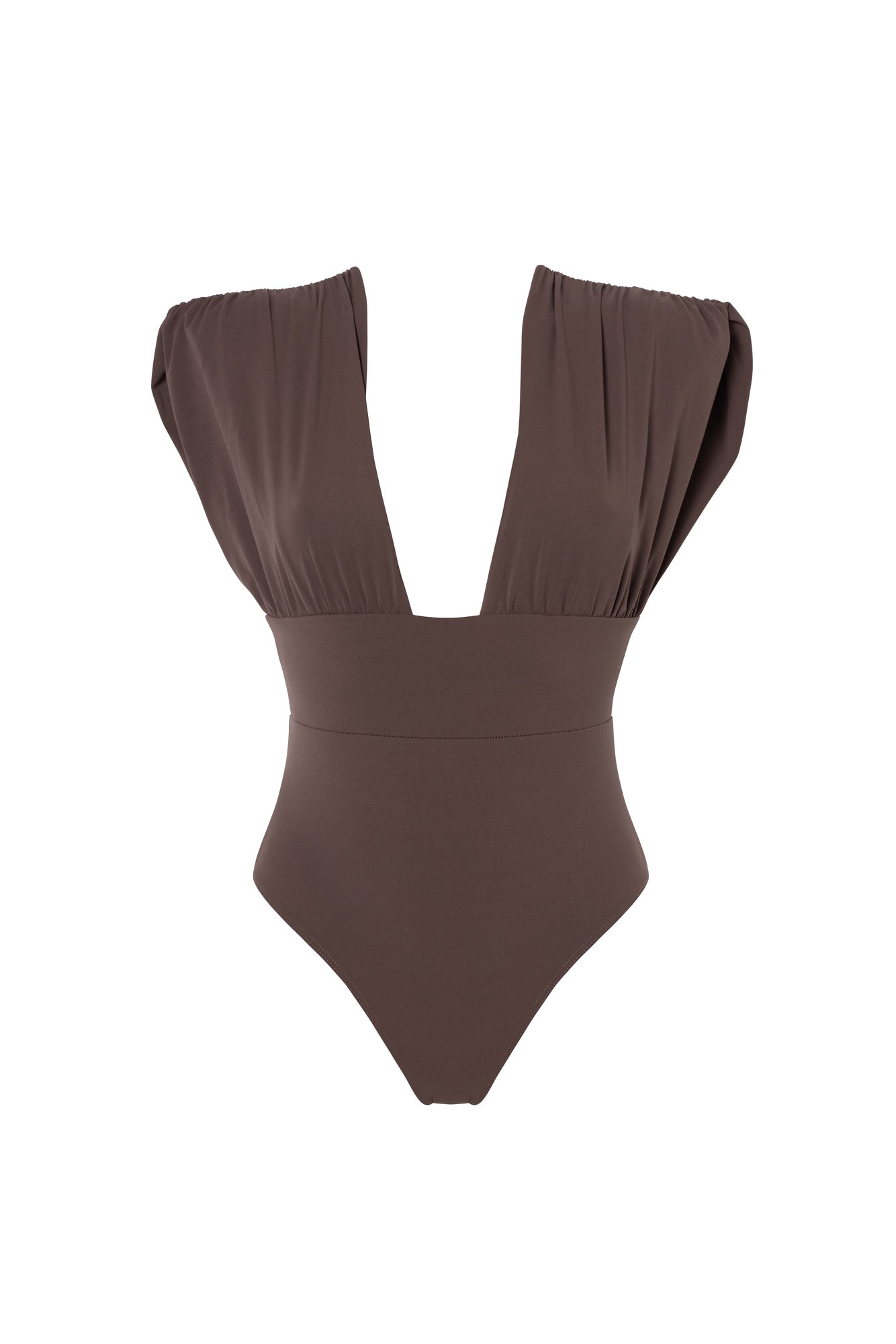 Monceau 1-piece swimsuit in light brown