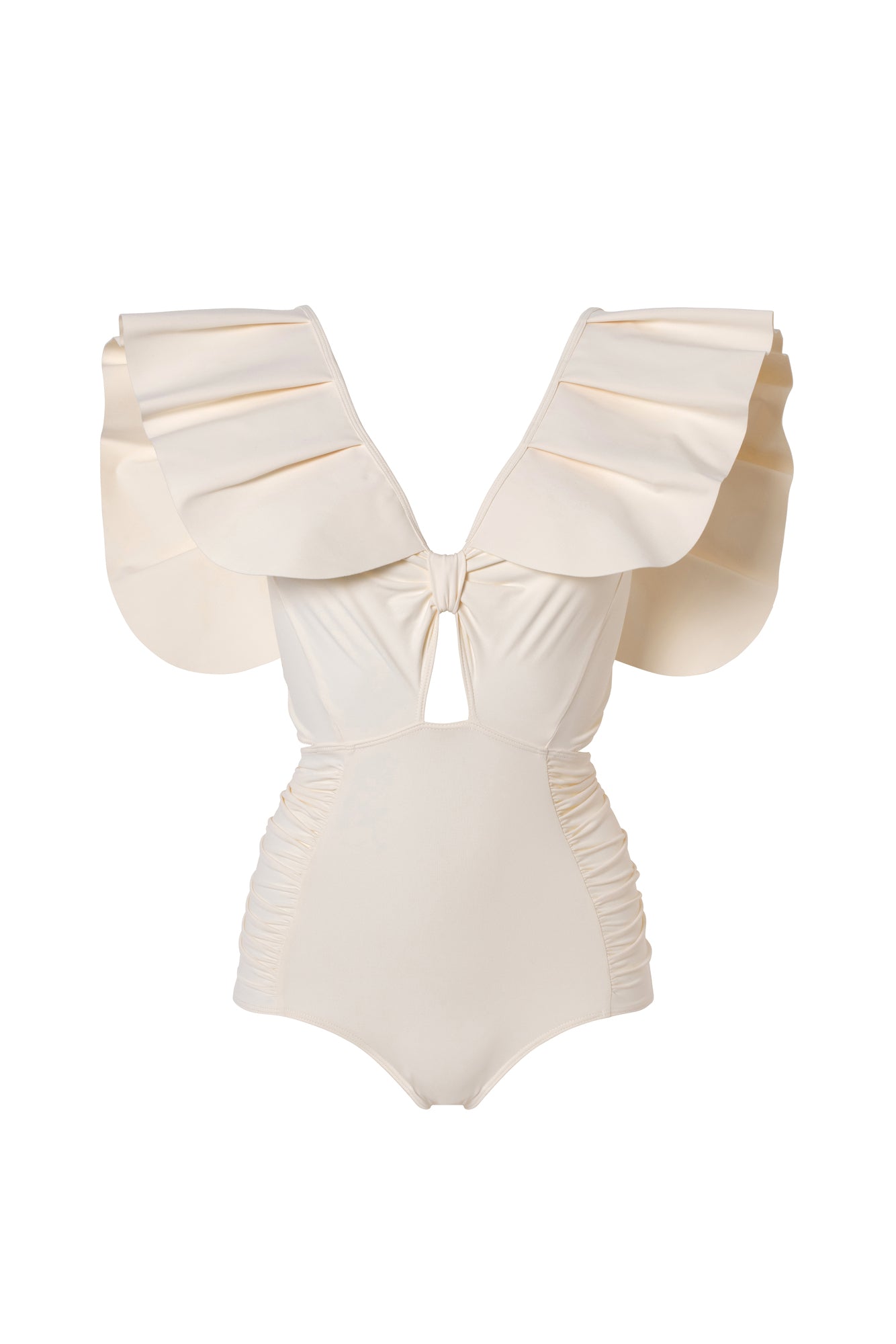 Maillot de bain 1 pièce Blanc Crème Montaigne