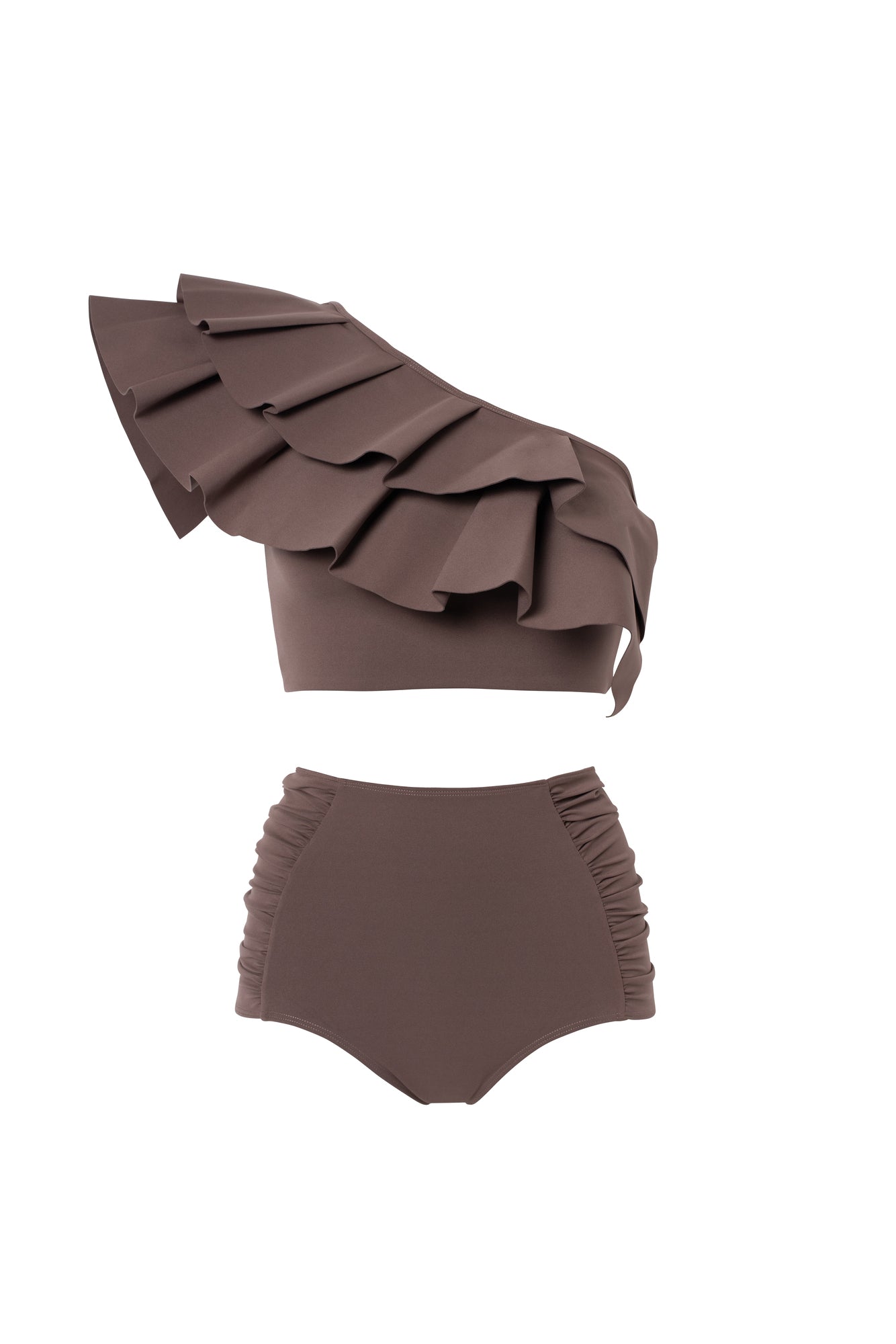 Orsay Light Brown 2-piece swimsuit