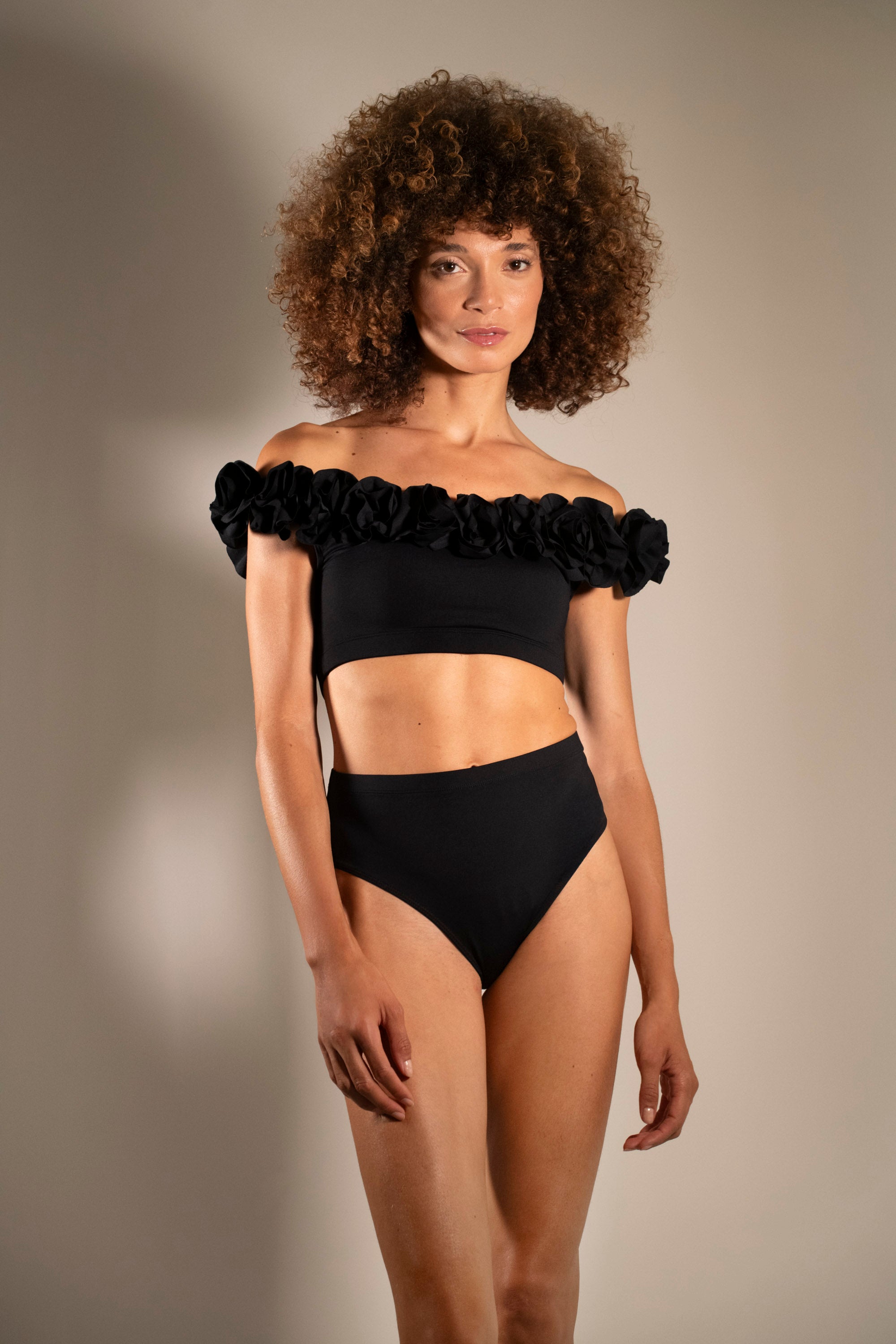 Maillot de bain 2 pièces Noir Begonia