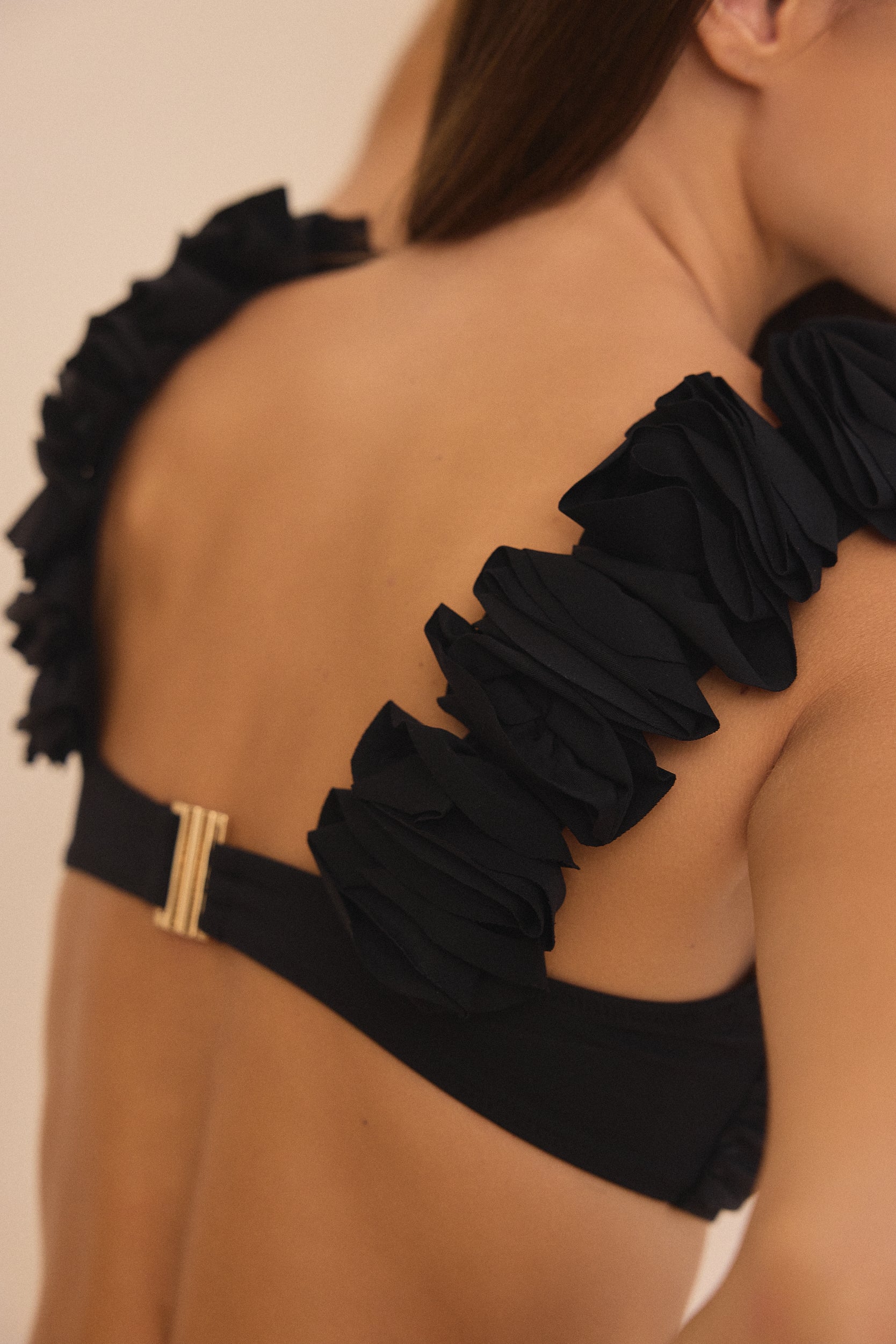 Maillot de bain 2 pièces Noir Flora